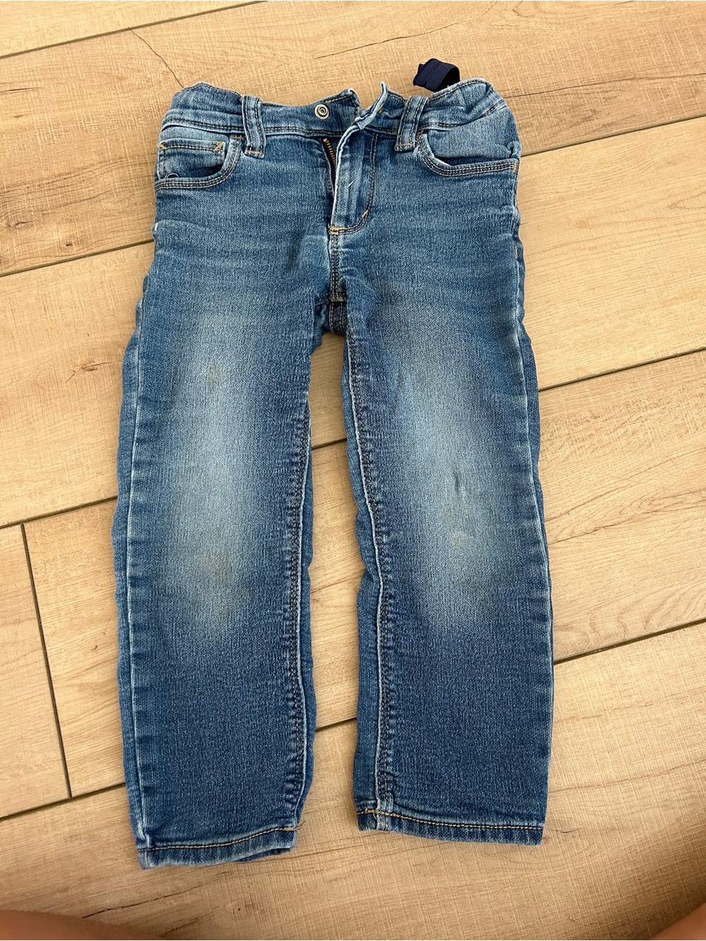 Old Navy Boys' Faded Blue Straight-Leg Jeans